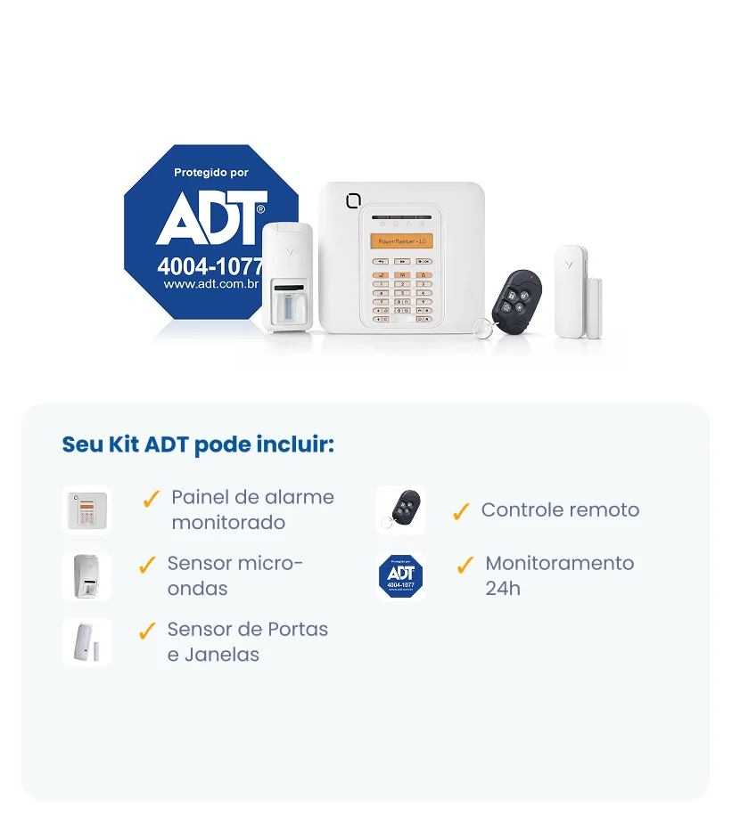 Kit Monitoramento Completo ADT
