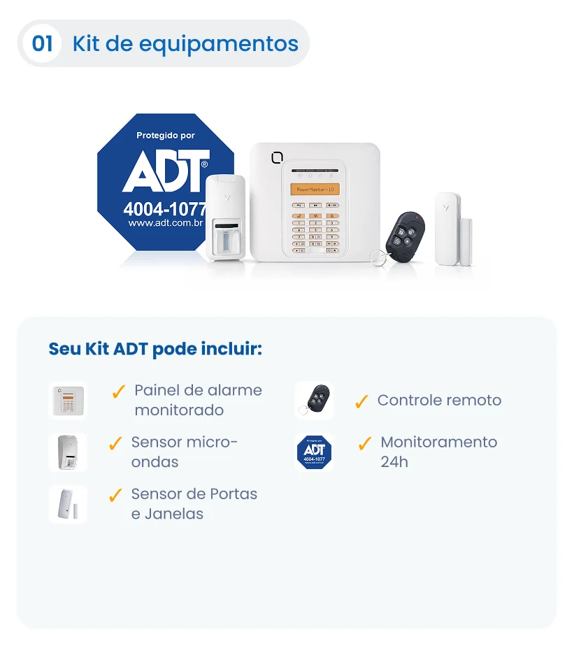 Kit Monitoramento Completo ADT