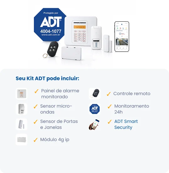 Kit Monitoramento Completo ADT