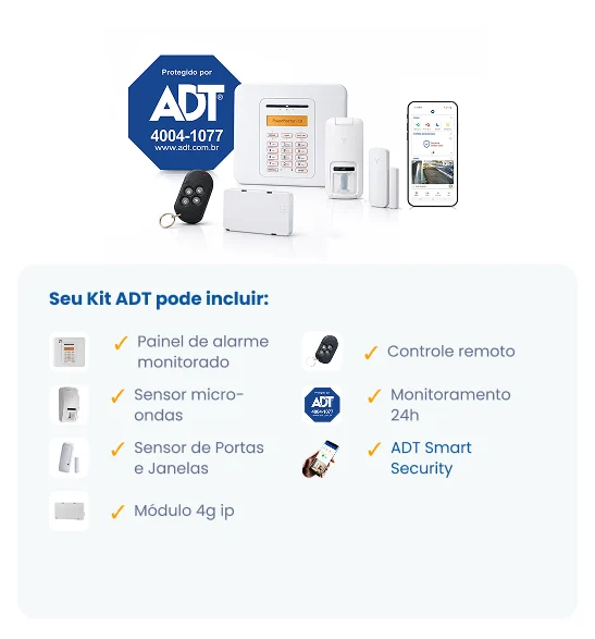 Kit Monitoramento Completo ADT